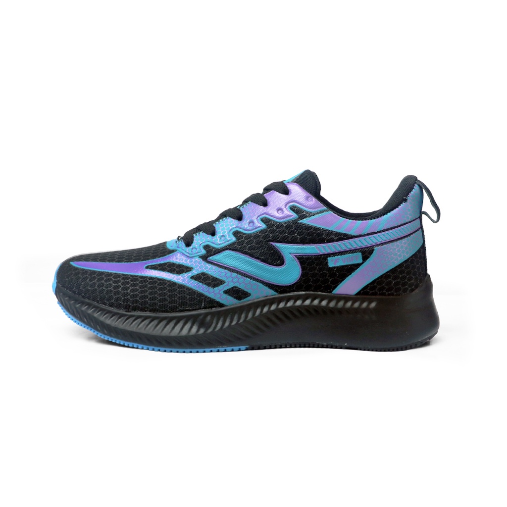 Voff - Sepatu Running Sneakers Pria Wanita Massive Purple Black