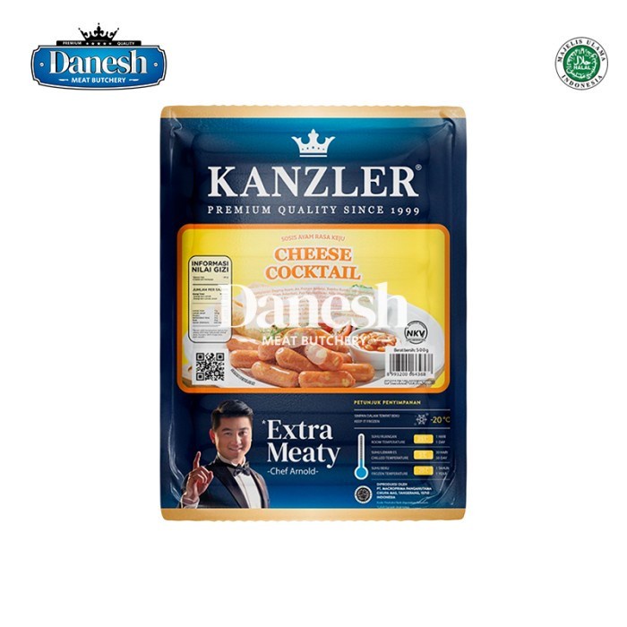 

Sosis Kanzler Cocktail Cheese Makanan Siap Saji Makan Beku Frozen Food