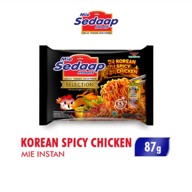 

Sedaap Mie Instan Korean Spicy Chicken 87 gr