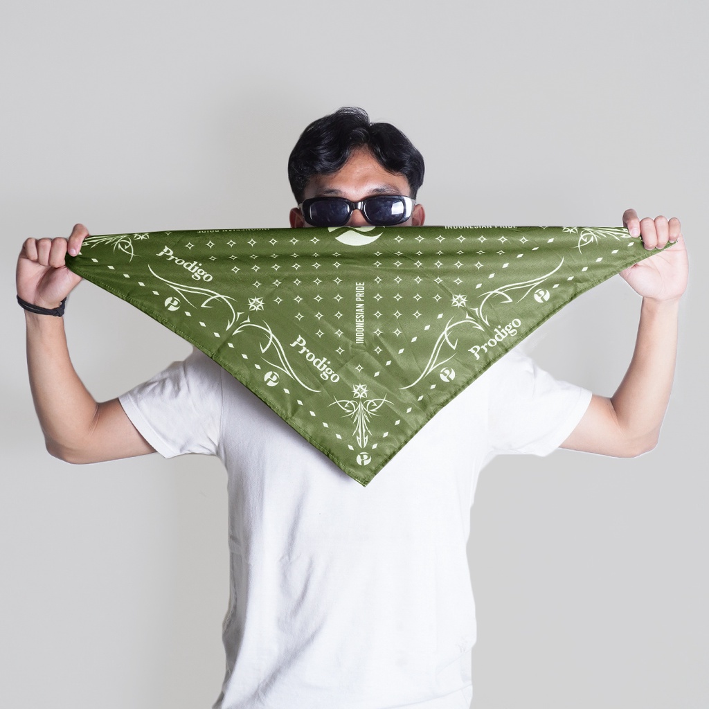 Jual Prodigo Slayer Bandana Ulos Motif 2 Paisley Scarf Syal Ikat Kepala Masker Penutup 