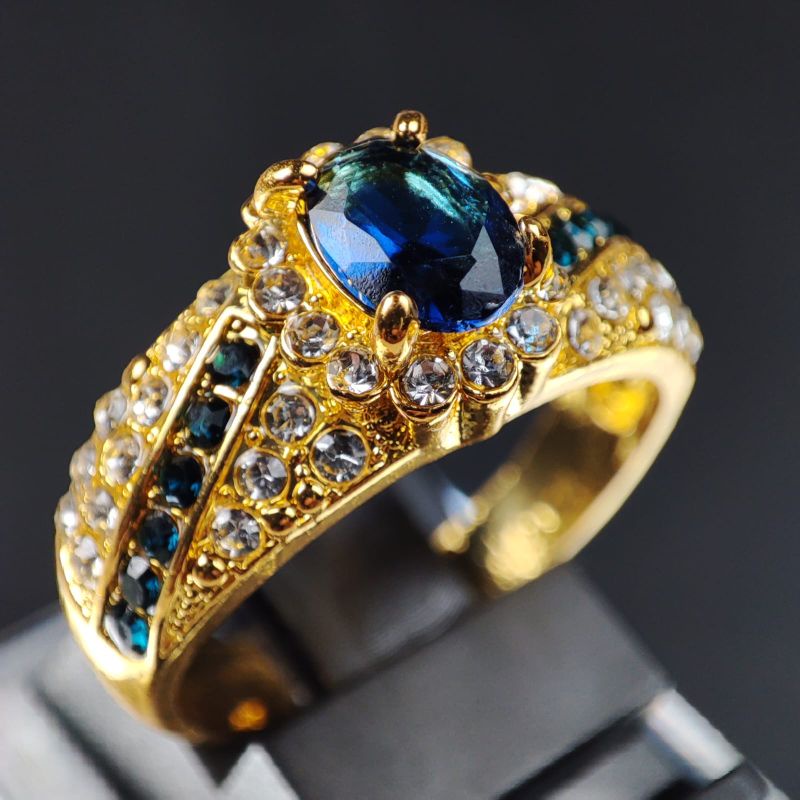 Cincin Blue Toppas Obsidian
