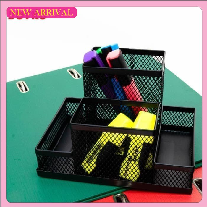 

Murah Joyko Tempat Pulpen Meja / DESK SET BESI DS-19 DESK SET BESI empat Alat Tulis Kosmetik Multifungsi Rak Buku Minimalis Rak Alat Tulis Estetik Baru