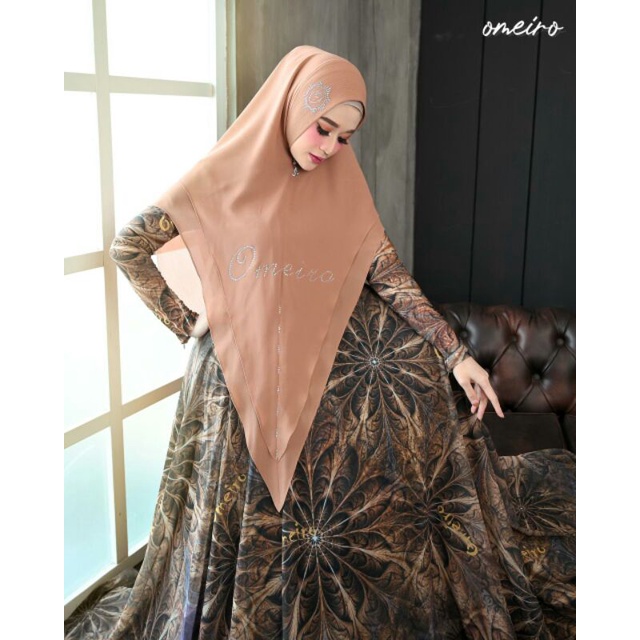 Phinisi by Omeiro Gamis Set Syar'i Ceruty ORI Branded