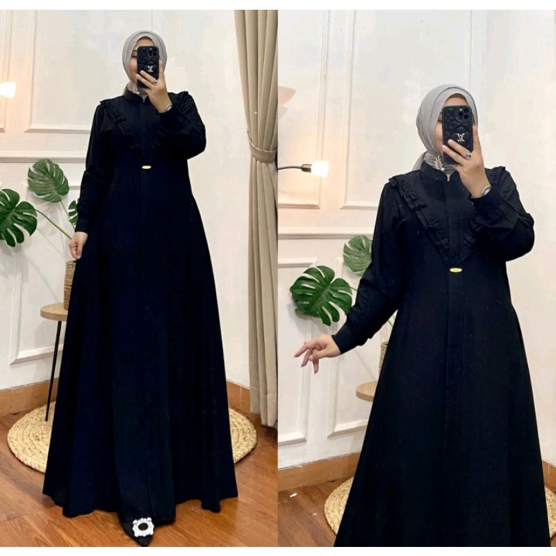 Kaira dress gamis polos premium