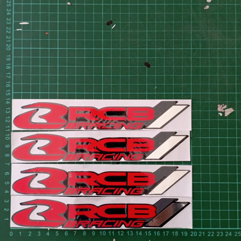 Stiker Cutting RCB Racing