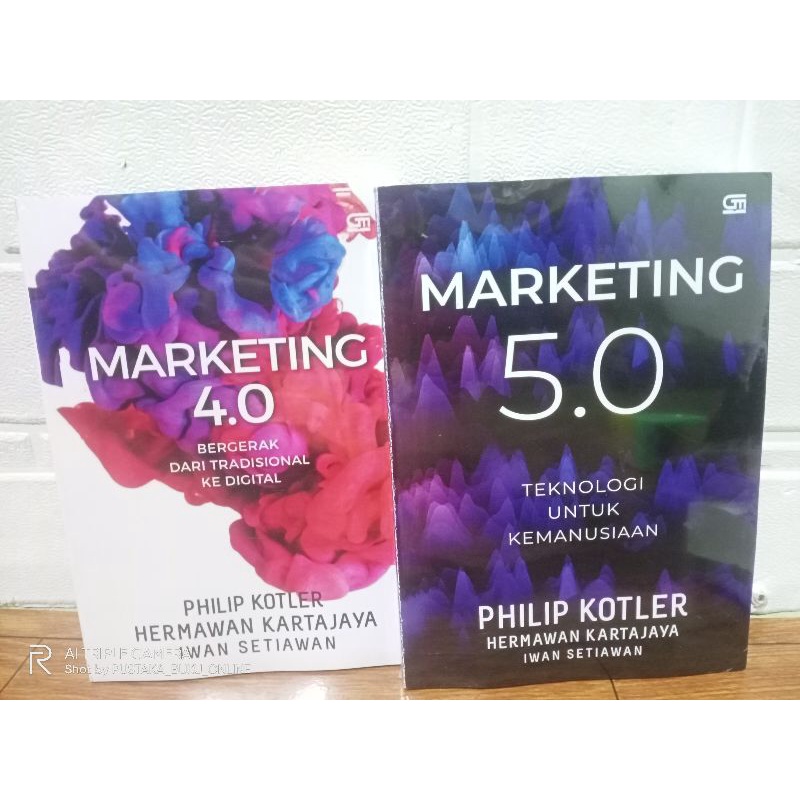 PAKET BUKU MARKETING 5.0 DAN 4.0 PHLIP KOTLER