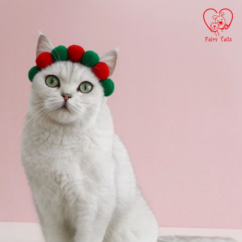 Bando Bola Topi Hiasan Aksesoris Kepala Untuk Anabul Anjing dan Kucing / Hairband Hat Accessories for Pet Dog and Cat