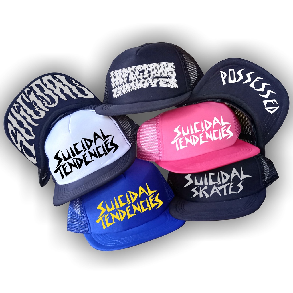 TOPI TRUCKER JARING BAND SUICIDAL TENDENCIES