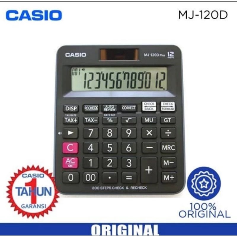 

Kalkulator / Calculator Casio MJ-120 D Plus Original