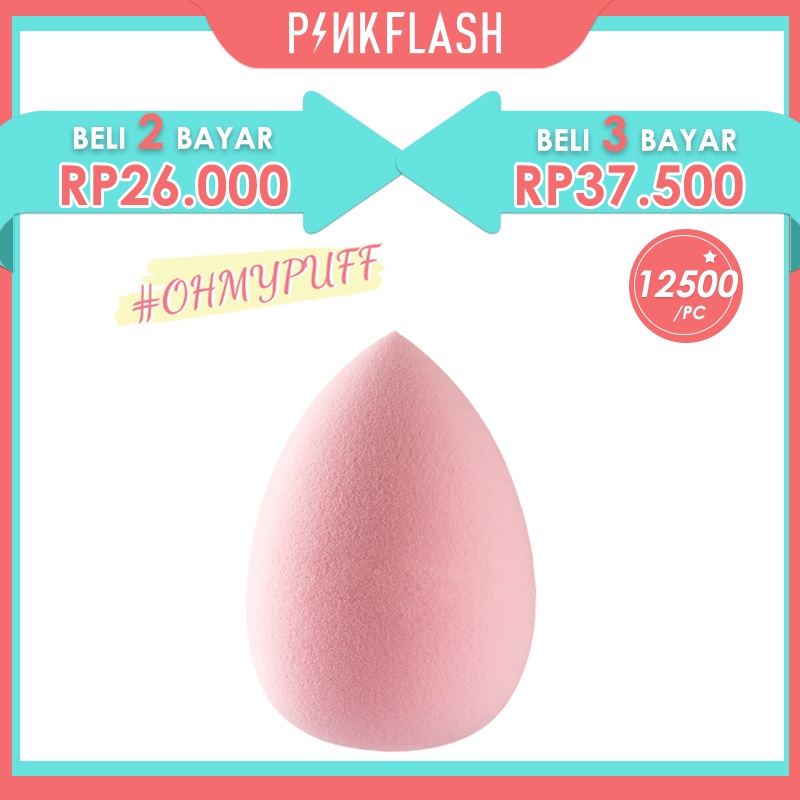 PINKFLASH Ohmypuff Spons Beauty Sponge Bentuk Hati Warna