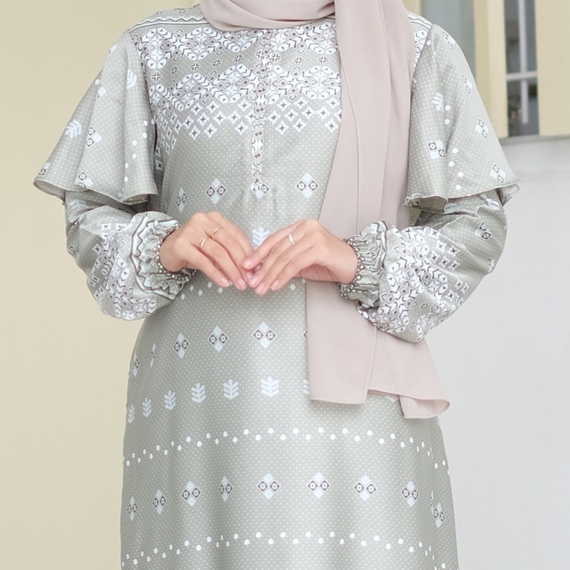 New ! Aluna Luxury Dress / Gamis Lebaran /gamis kondangan