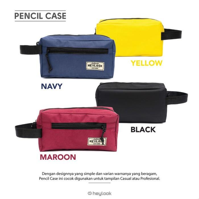 

Premium Kotak Tempat Pensil Wadah ATK Pria Wanita Pencil Case Muat Ban