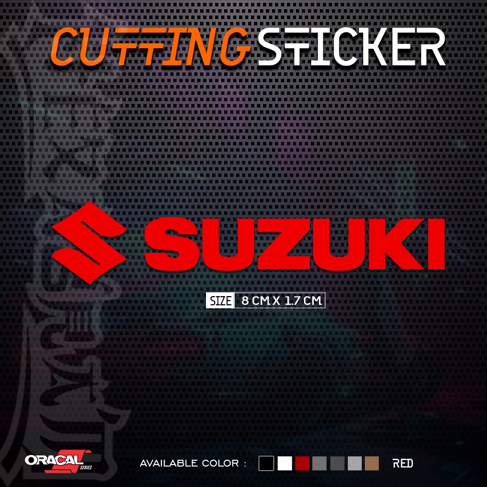 Cutting Sticker SUZUKI Logo | Stiker Cutting Logo SUZUKI | SUZUKI