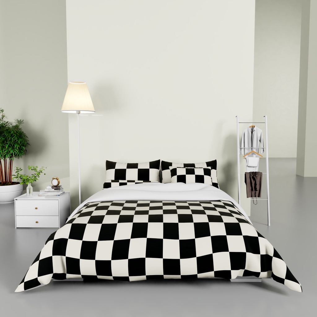 Bedcover Full Cotton Premium Set Motif Satu Set Selimut Bedcover Sprei Aeshtetic