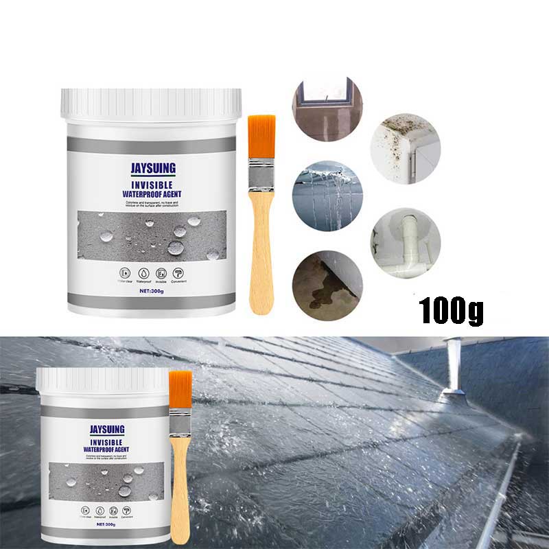 100g Jaysuing Waterproof Coating Invisible Waterproof Lem Tahan Air / Transparan Waterproof Insulating Sealant / Keramik Kamar Mandi Kolam