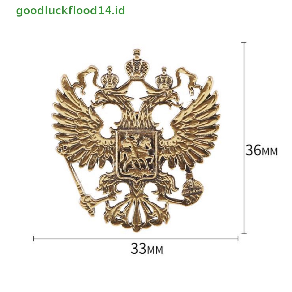 [GOOGFOUR] Vintage Eagle Bros Hewan Lapel Pin Perhiasan Untuk Wanita Pria Aksesoris Pakaian [TOP]