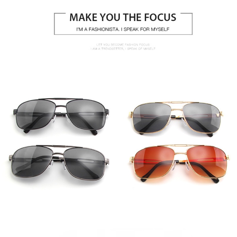 Kacamata Fashion Aviators Shades Sunglasses Untuk Pria Wanita Mengemudi Atau Memancing