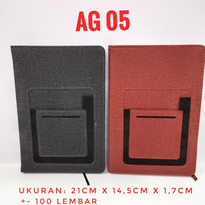 

AG 05 Agenda Kulit A5 / Buku Catatan / Notebook Kulit exclusive