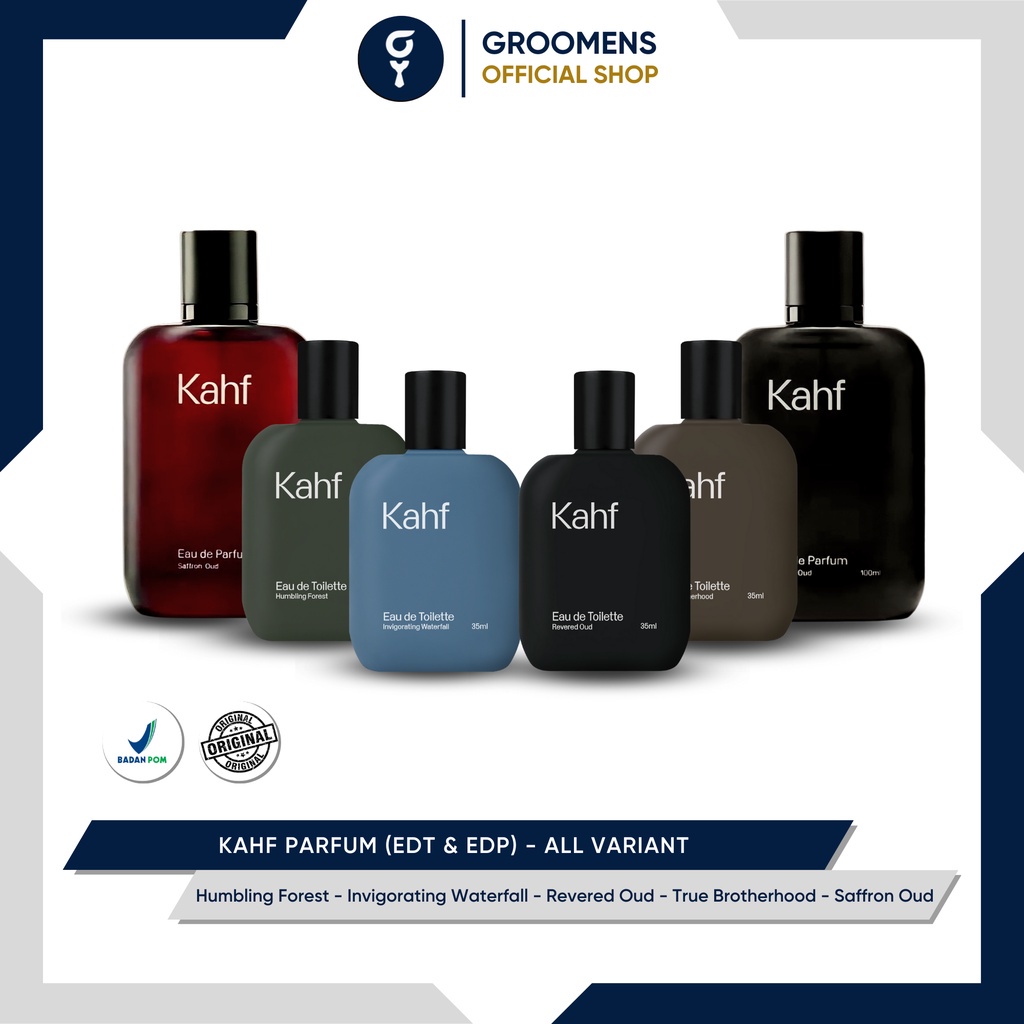 Kahf Parfum (EDT & EDP) - All Variant