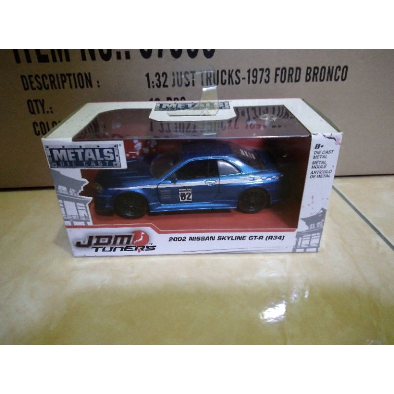 Jada 32 JDM 2002 Nissan Skyline GTR R34