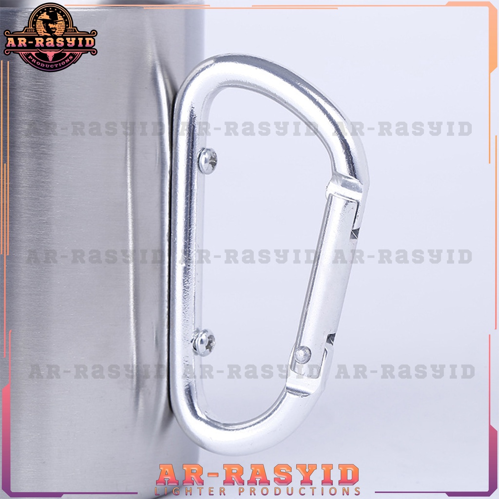 BISA COD! Cangkir Mug Kopi Carabiner Stainless Steel A04