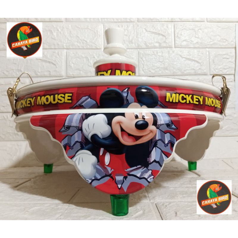 TEBOK PVC KANDANG KAPSUL DRAGON LOVEBIRD MOTIF TERBARU