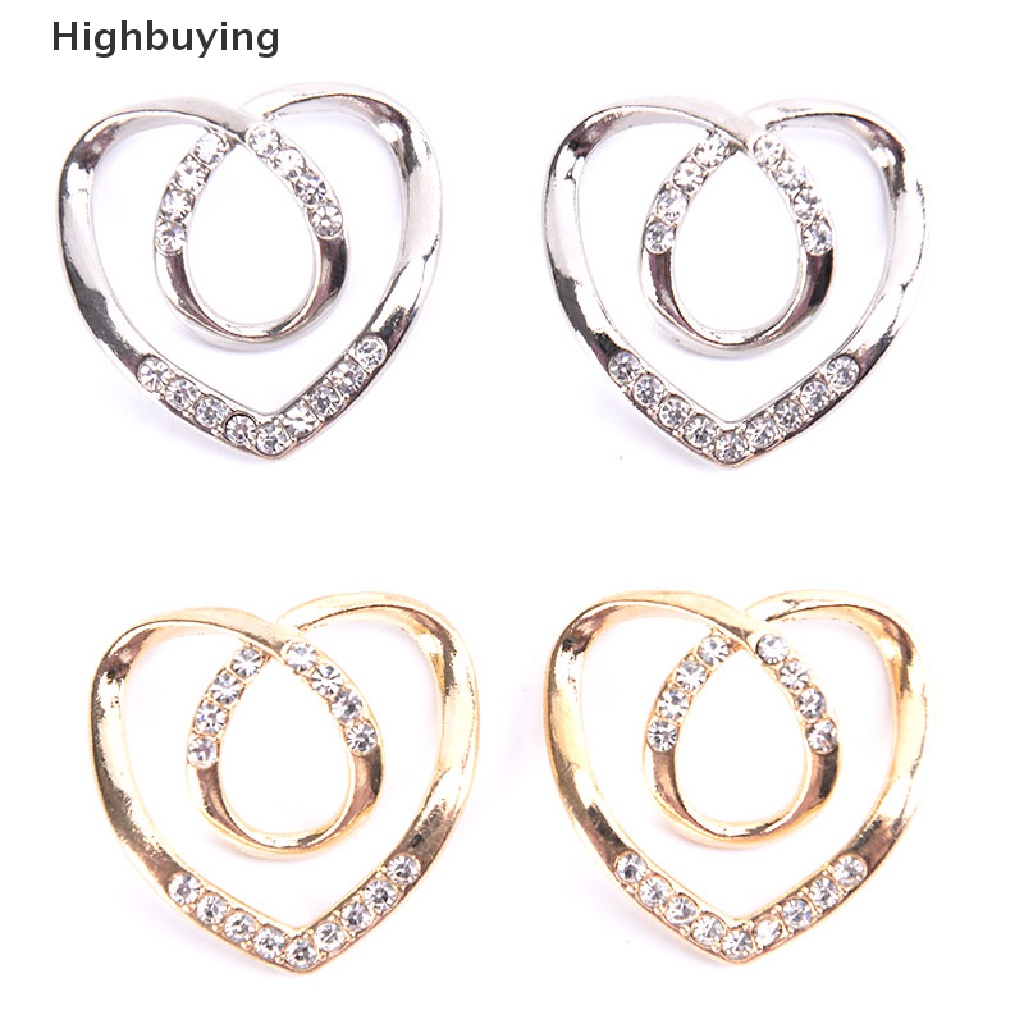 Hbid Heart Scarf Bros Kristal Sutra Syal Gesper Bros Wanita Selendang Cincin Klip Glory