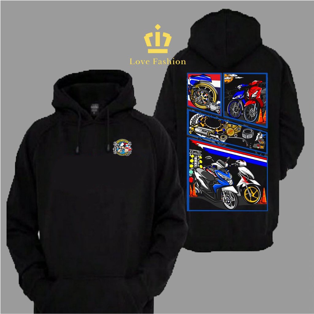 Sweater Hoodie Distro Motor Beat Thailook Babylook Modif Premium Terbaru