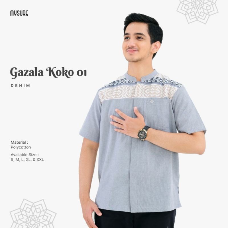 Baju Koko merk Mysure Gazala Koko 01