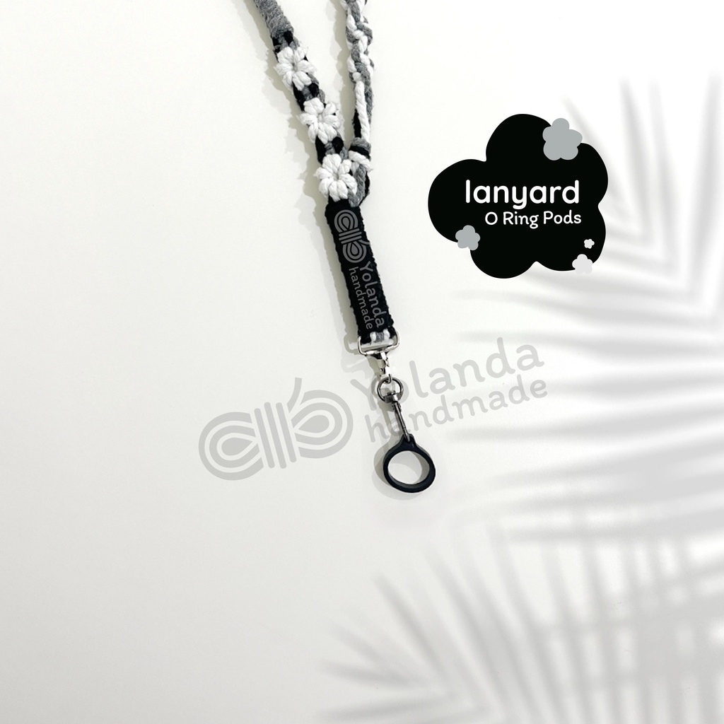 Macrame Lanyard Handmade BY Yolanda| Premium | Tali  Lanyard | Tali ID Card Lucu |COD|