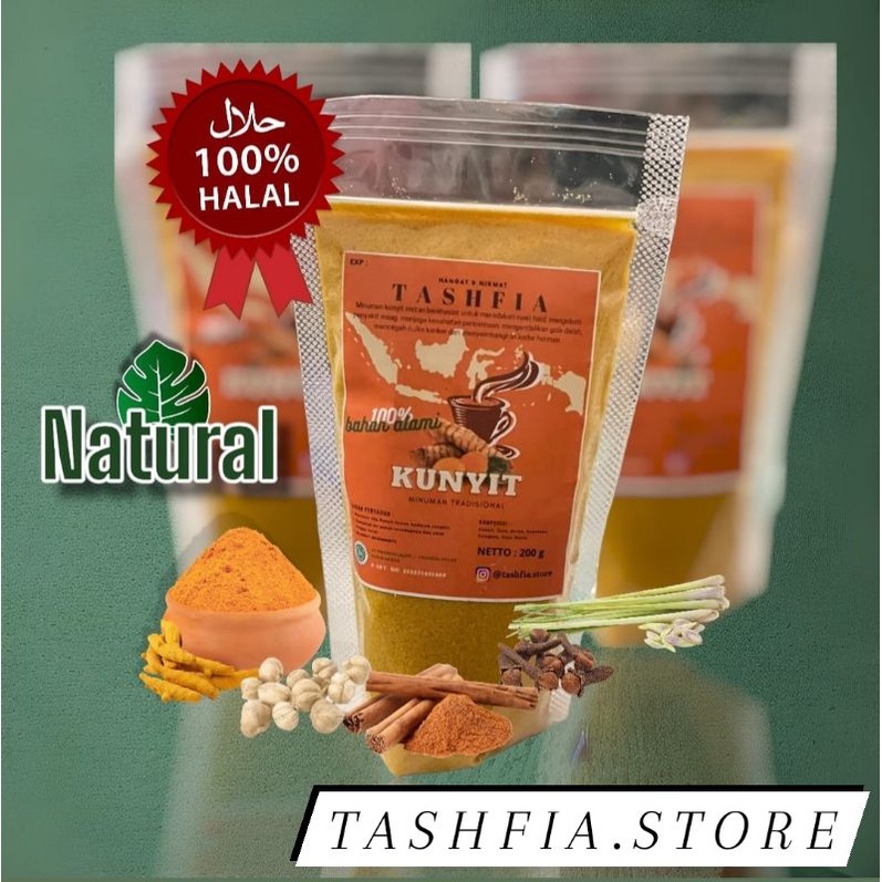 

minuman bubuk kunyit instan 200 gram