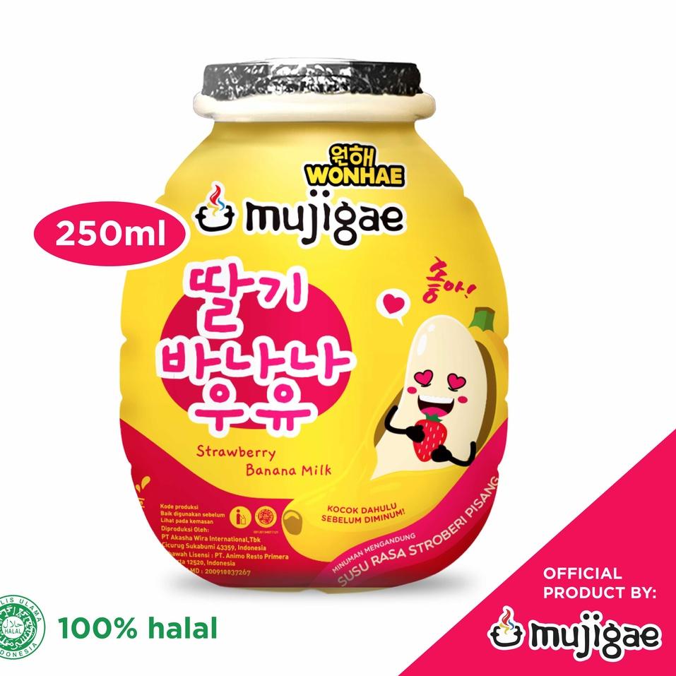 

(COD )NEW_PRODUCT Mujigae Banana Milk Strawberry 250mL