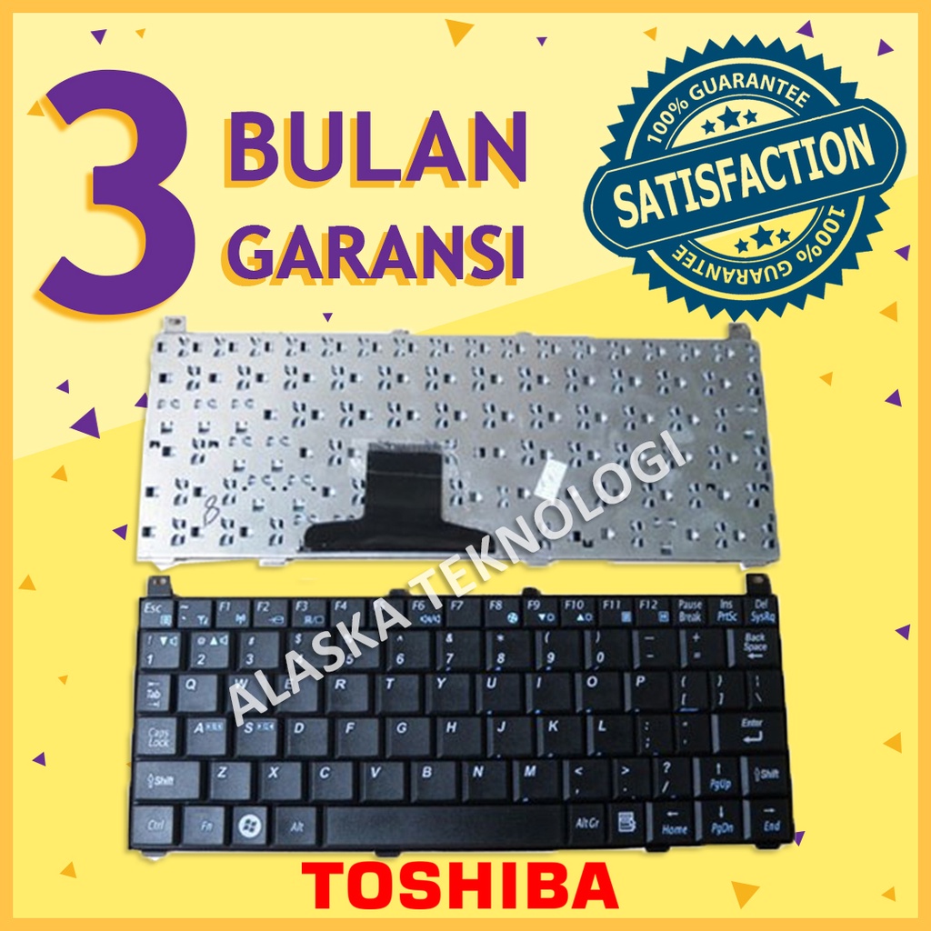 Keyboard Laptop TOSHIBA NB100 NB100-01E02H NB100-01G NB100-10X NB100-10Y NB100-111 NB100-11B NB100-1