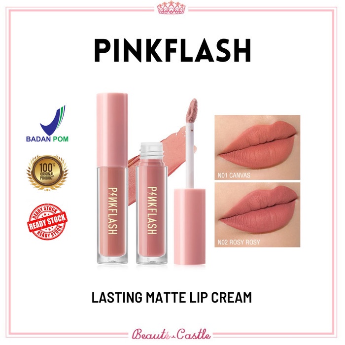 PINKFLASH Lasting Matte Lip Cream | Lipcream | Pink Flash_Cerianti