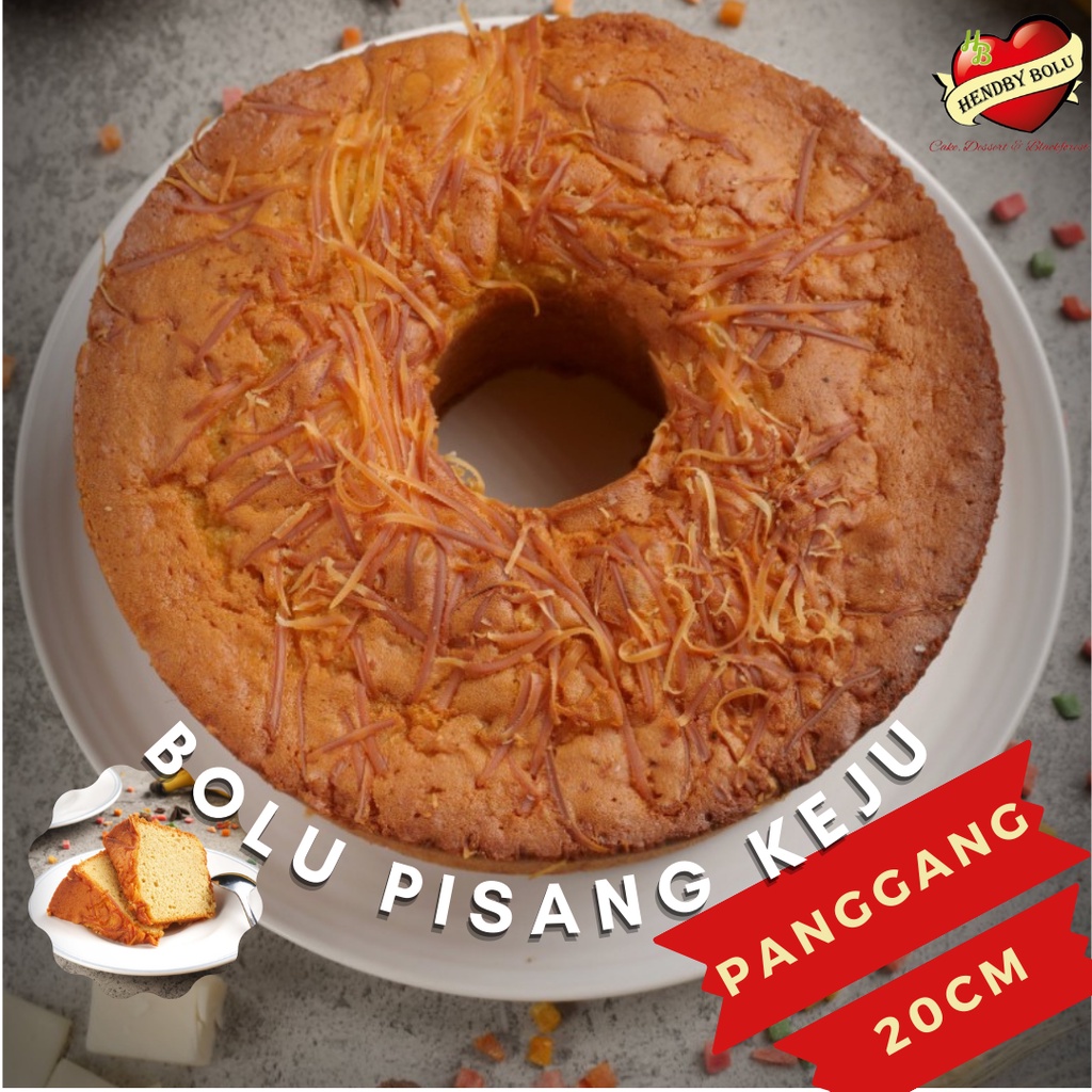 

Kue Bolu Pisang Susu Keju Panggang Banana Cake