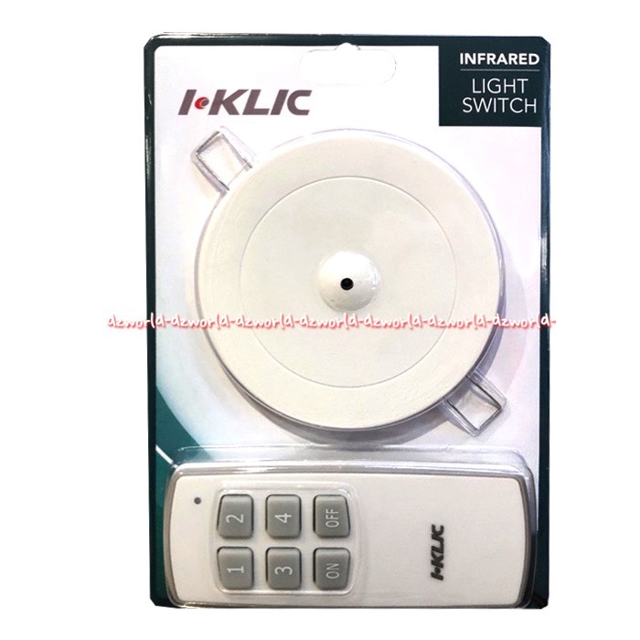 I-klic Infrared Light Switch Remote Kontrol Lampu Digital Infrared Dengan Remote Iklik Remote Kontrol Saklar Infra Red I-Klik Iklic