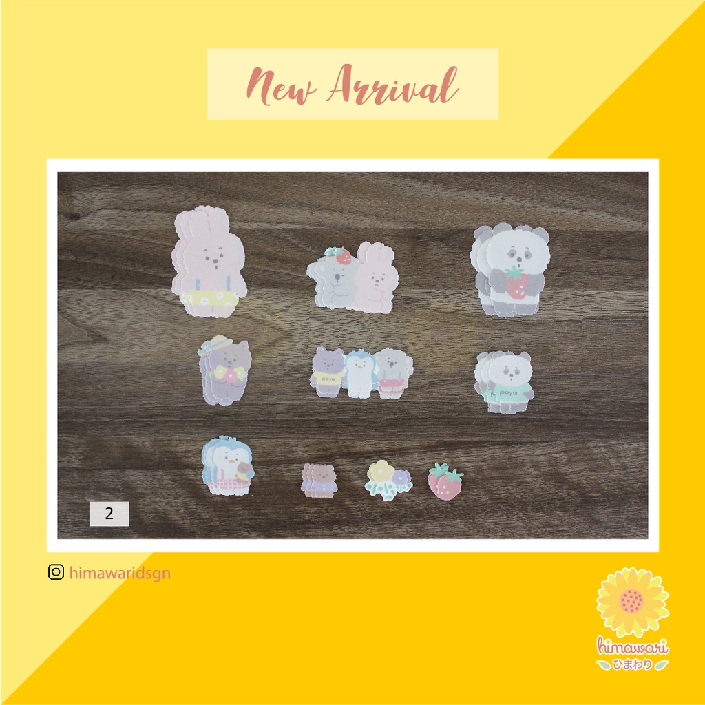 

Flake Sticker Lucu (isi 30 pcs) - motif 2