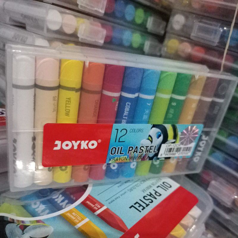 Jual Crayon Oil Pastel 12 Warna Joyko Mini Shopee Indonesia