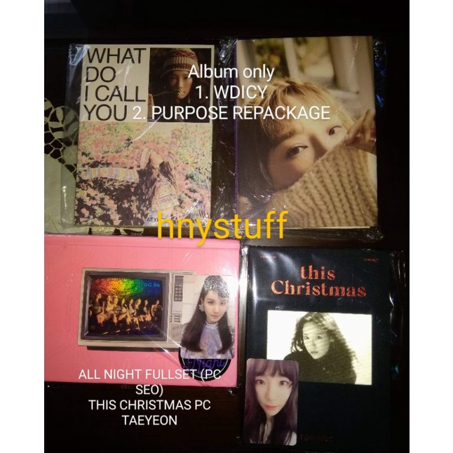 Album Taeyeon This Christmas Fullset