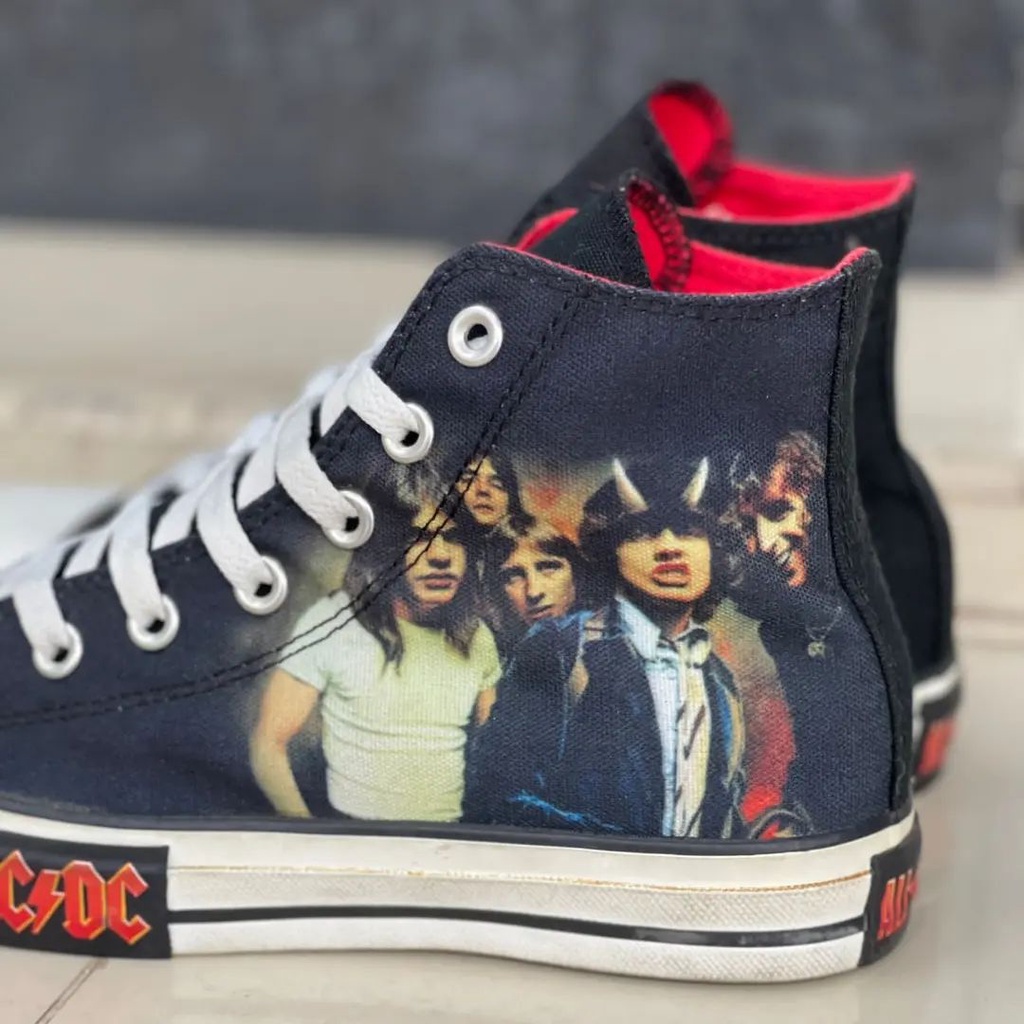 ACDC x Converse Chuck Taylor Hi  &quot;Highway To Hell &quot;