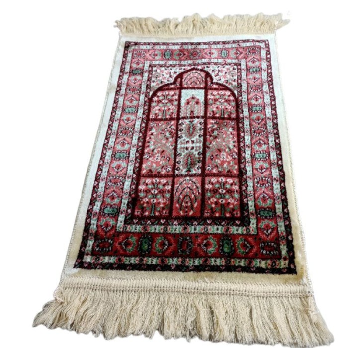 Sajadah sajadah yakar mini / sajadah muka tebal premium turki - merah marun(A4R5) Sajadah Turki Prem