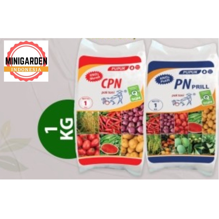 PAKET PUPUK PN PRILL 1KG + CPN 1KG KNO3 MERAH KNO3 PUTIH PACK ASLI