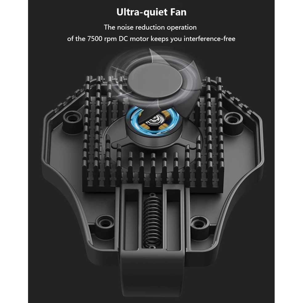 MEMO Smartphone Cooling Fan Kipas Pendingin HP Gaming Android Iphone Radiator Heat Sink - DL01