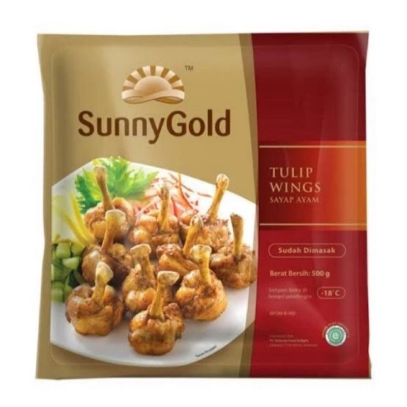 

Sunny Gold Tulip Wings | Berat Bersih 500gr