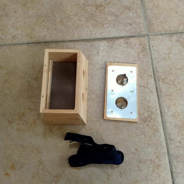 kotak moksa 2 lubang dudukan moxibustion moxa tcm ai jiu he