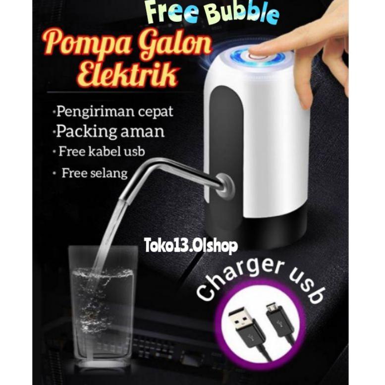 [COD] ❀ Pompa Pencetan Galon Electrik Elektrik Dispenser Aqua Galon⭐ Toko13 ⭐ 6665