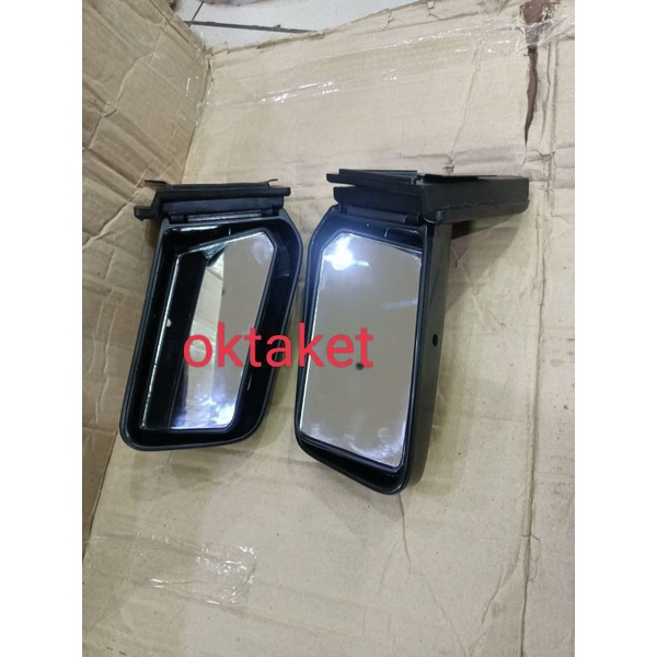 spion Red Zone mobil universal Hitam &amp; chrome