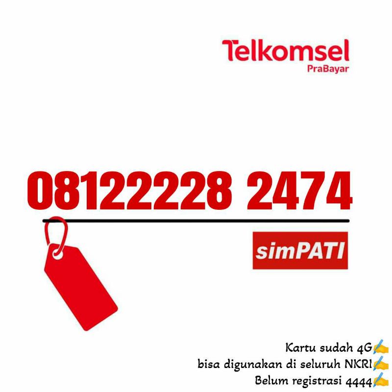 nomor cantik telkomsel simpati 2474 raja