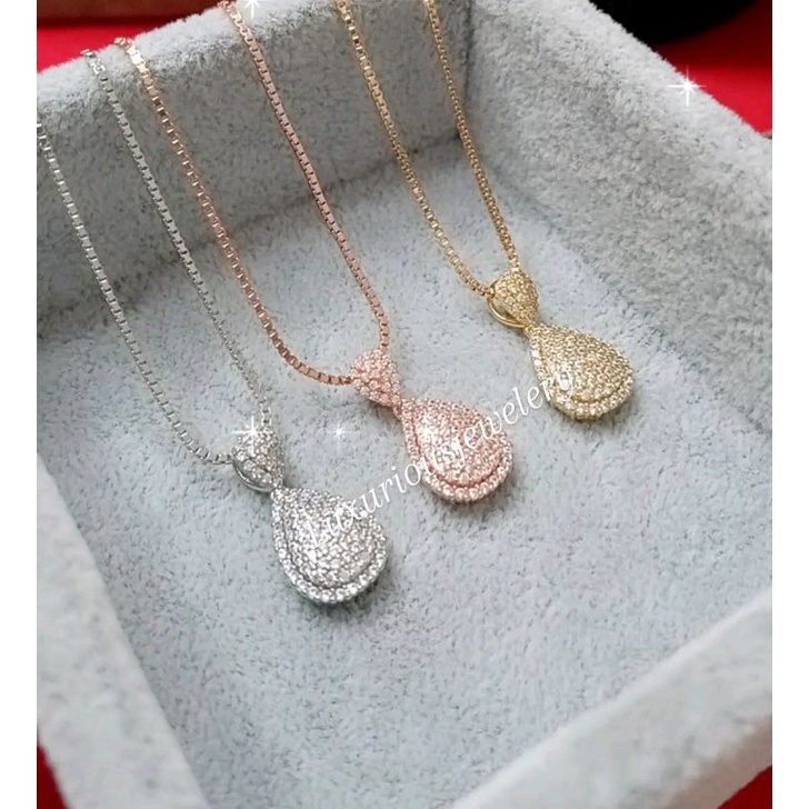 Kalung mewah liontin labu  premium