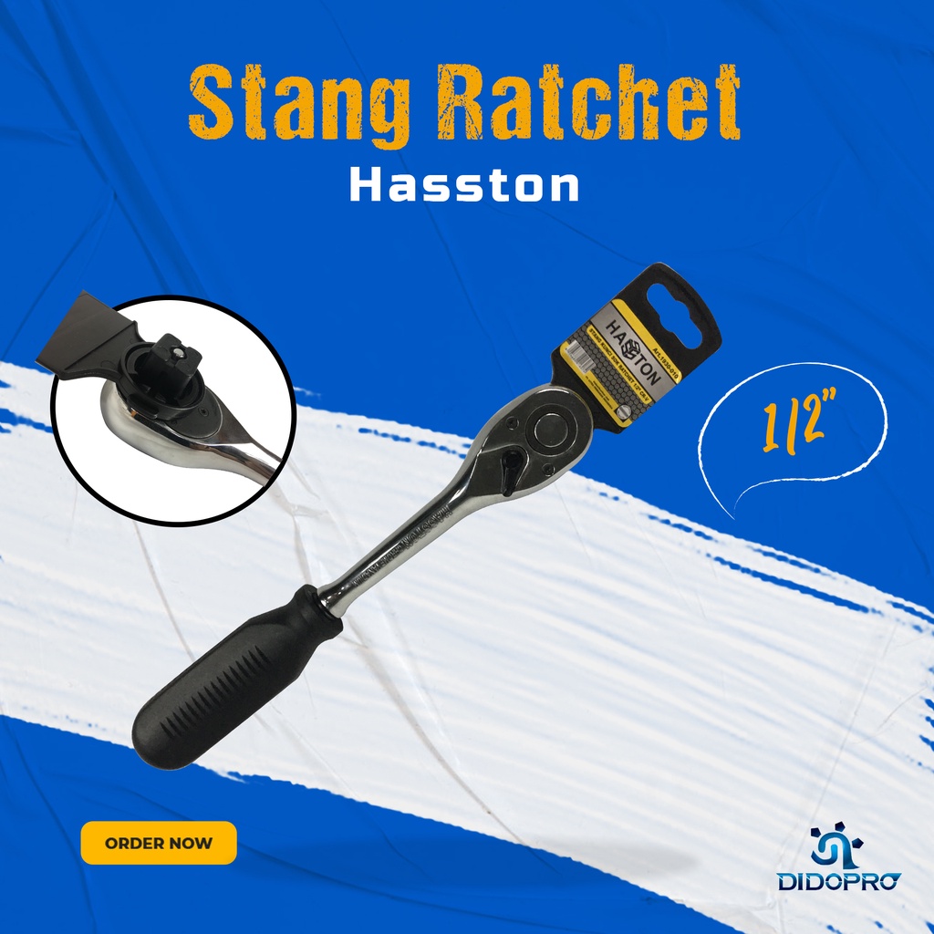Gagang Kunci Sok Rachet HASSTON 1/2 Inch Ratchet
